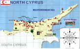 North Cyprus Location Map